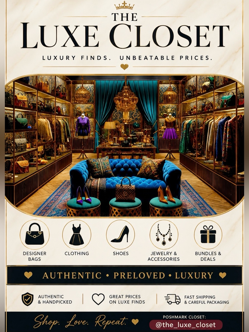 The_Luxe_Closet Live Meet your Posher, Gwen